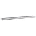 Verhoogd tuinbed 600x80x24 cm gegalvaniseerd staal zilver