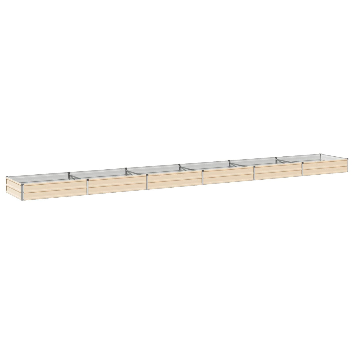 Verhoogd Tuinbed Ivoor 600 x 80 x 24 cm koudgewalst staal