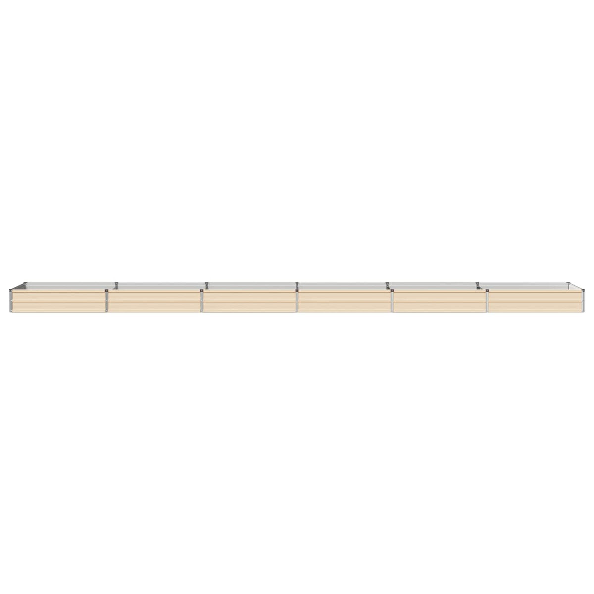 Verhoogd Tuinbed Ivoor 600 x 80 x 24 cm koudgewalst staal