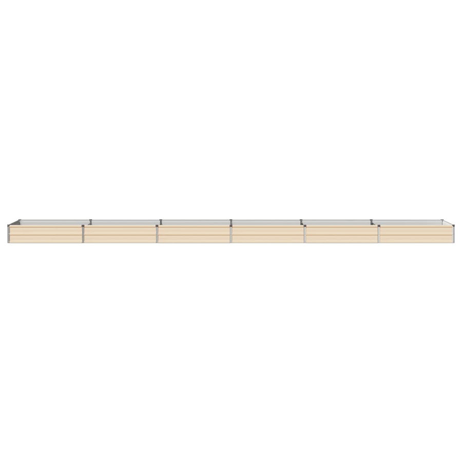 Verhoogd Tuinbed Ivoor 600 x 80 x 24 cm koudgewalst staal