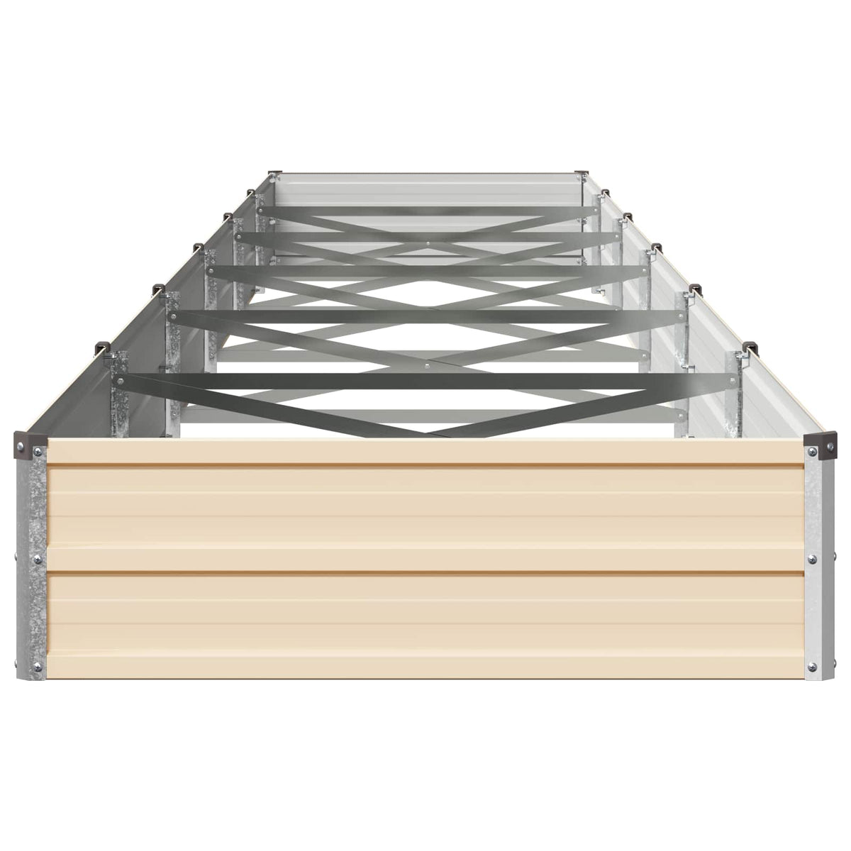 Verhoogd Tuinbed Ivoor 600 x 80 x 24 cm koudgewalst staal
