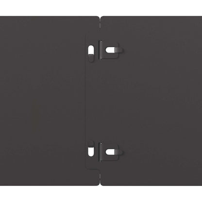 Gazonrand 30 st 15 x 103 cm Staal Zwart