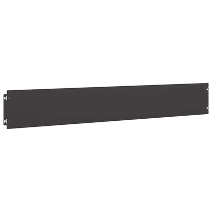 Gazonrand 30 st 15 x 103 cm Staal Zwart