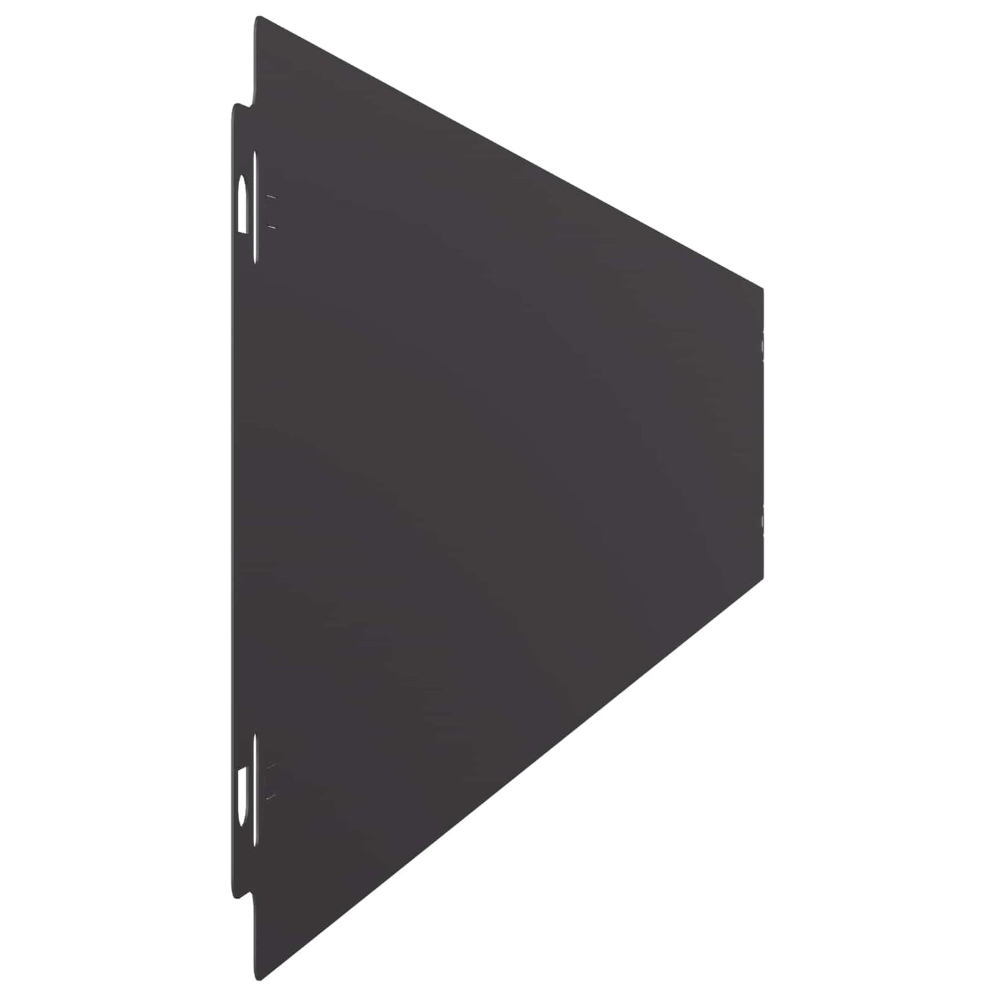 Gazonrand 30 st 15 x 103 cm Staal Zwart