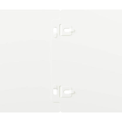 Gazonrand 30 st 15 x 103 cm Staal Wit