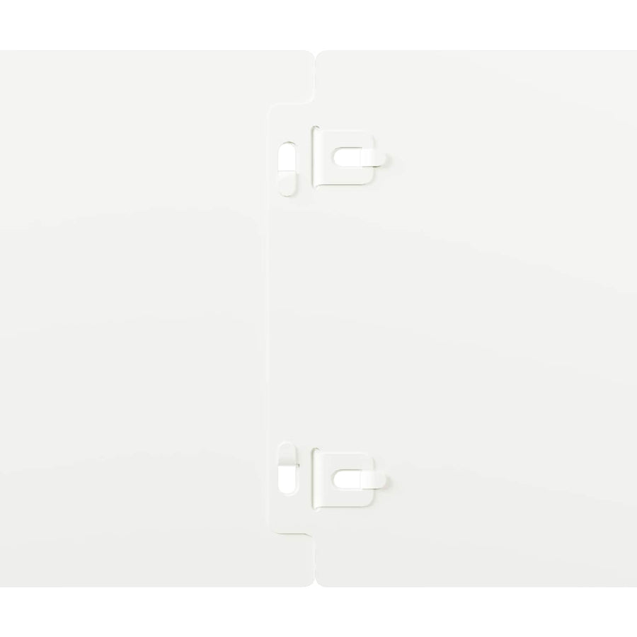Gazonrand 30 st 15 x 103 cm Staal Wit