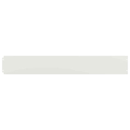 Gazonrand 30 st 15 x 103 cm Staal Wit