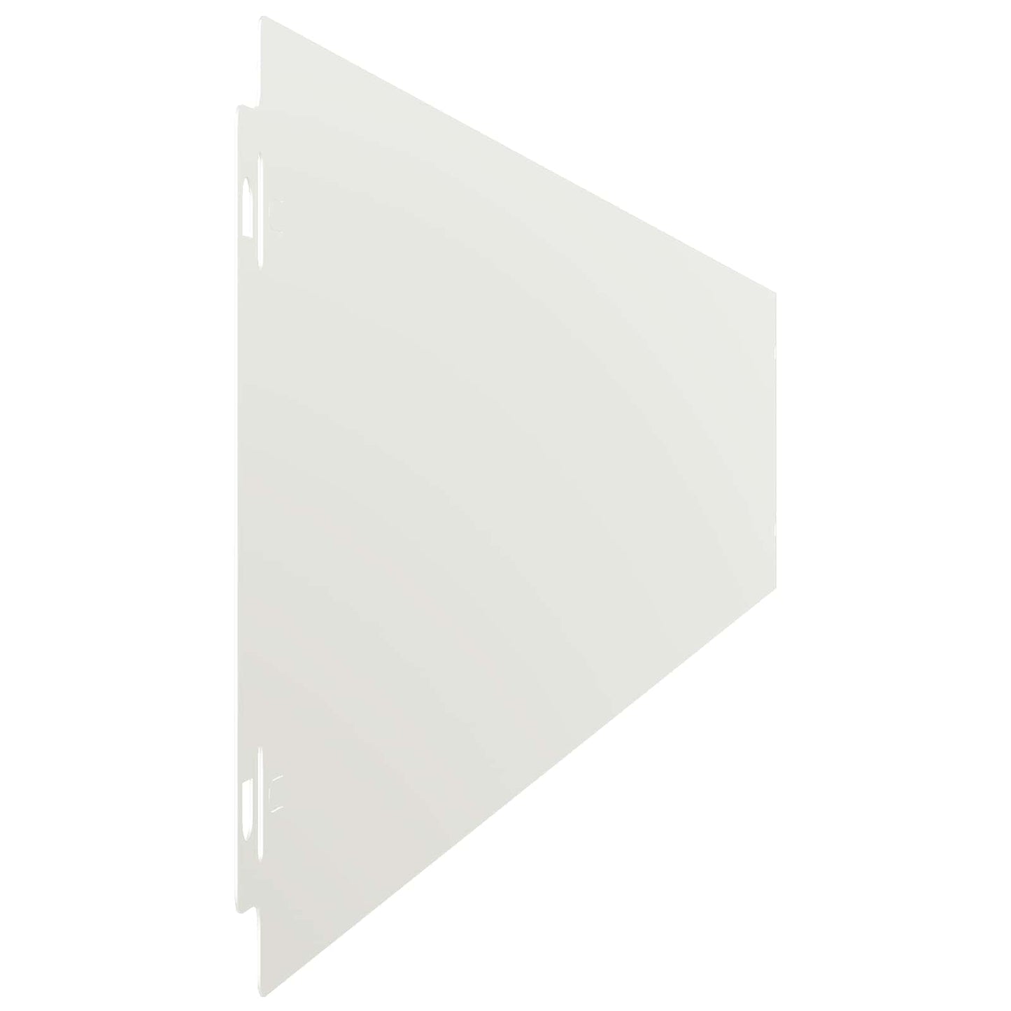Gazonrand 30 st 15 x 103 cm Staal Wit