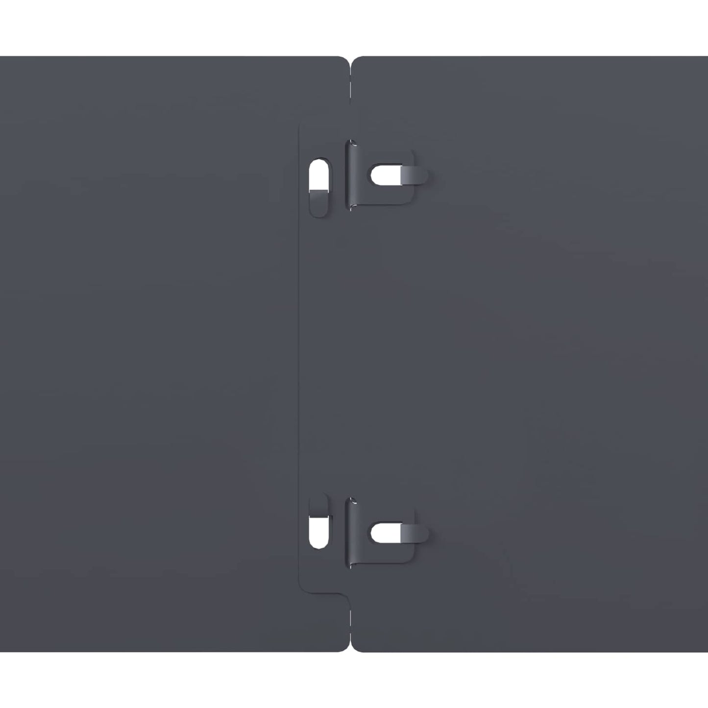Gazonrand 30 st 15 x 103 cm Staal Antraciet