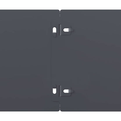 Gazonrand 30 st 15 x 103 cm Staal Antraciet