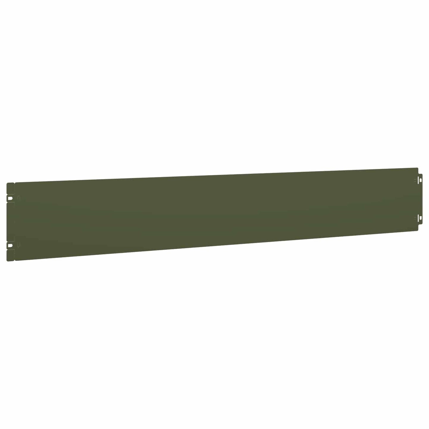 Gazonrand 30 st 15 x 103 cm Staal Olijfgroen
