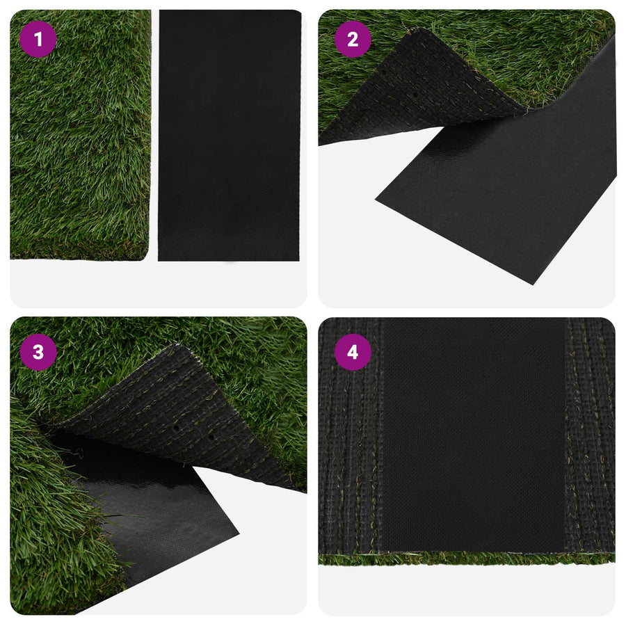 Zelfklevende kunstgras tape Zwart 15 cm x 10 m