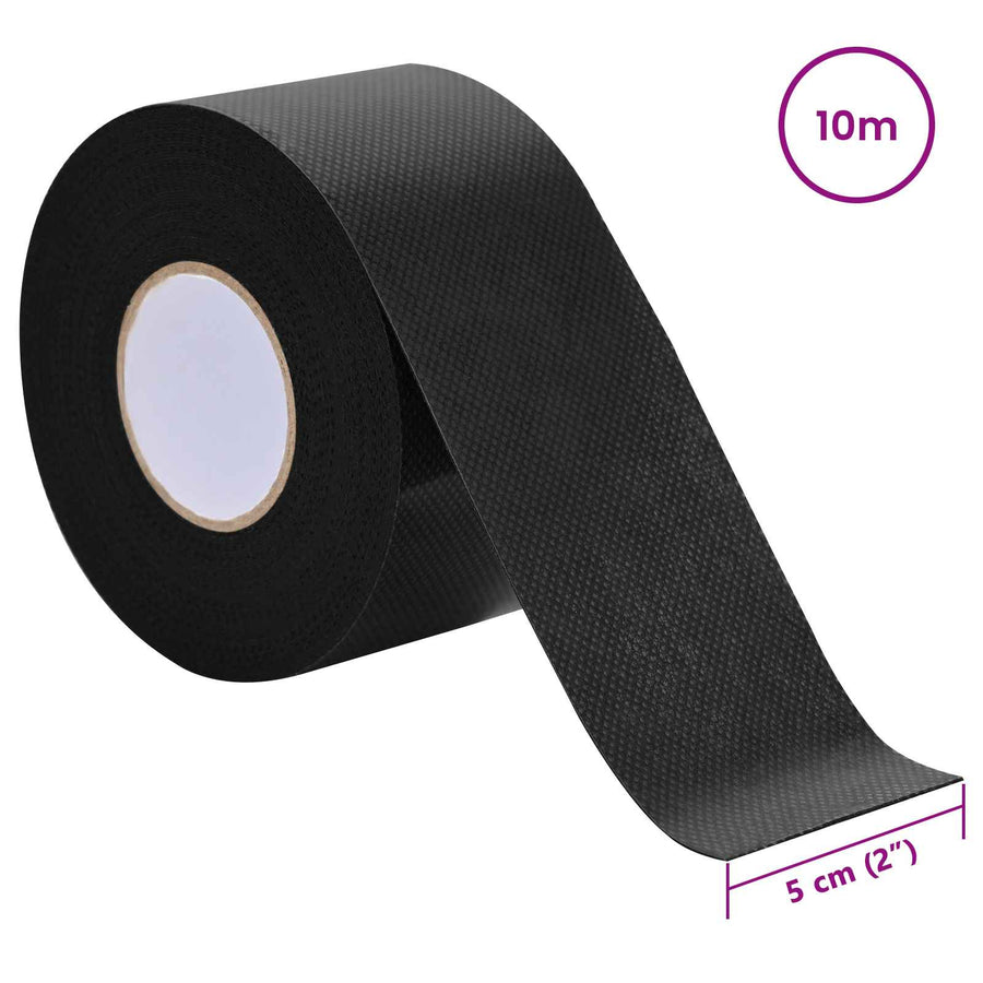 Zelfklevende kunstgras tape Zwart 5 cm x 10 m Niet-geweven Stof