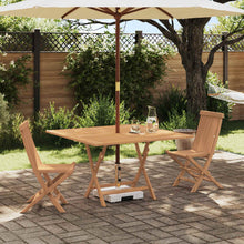 Tuin Bistro Set 3 pcs Bruin Massief Teak Hout