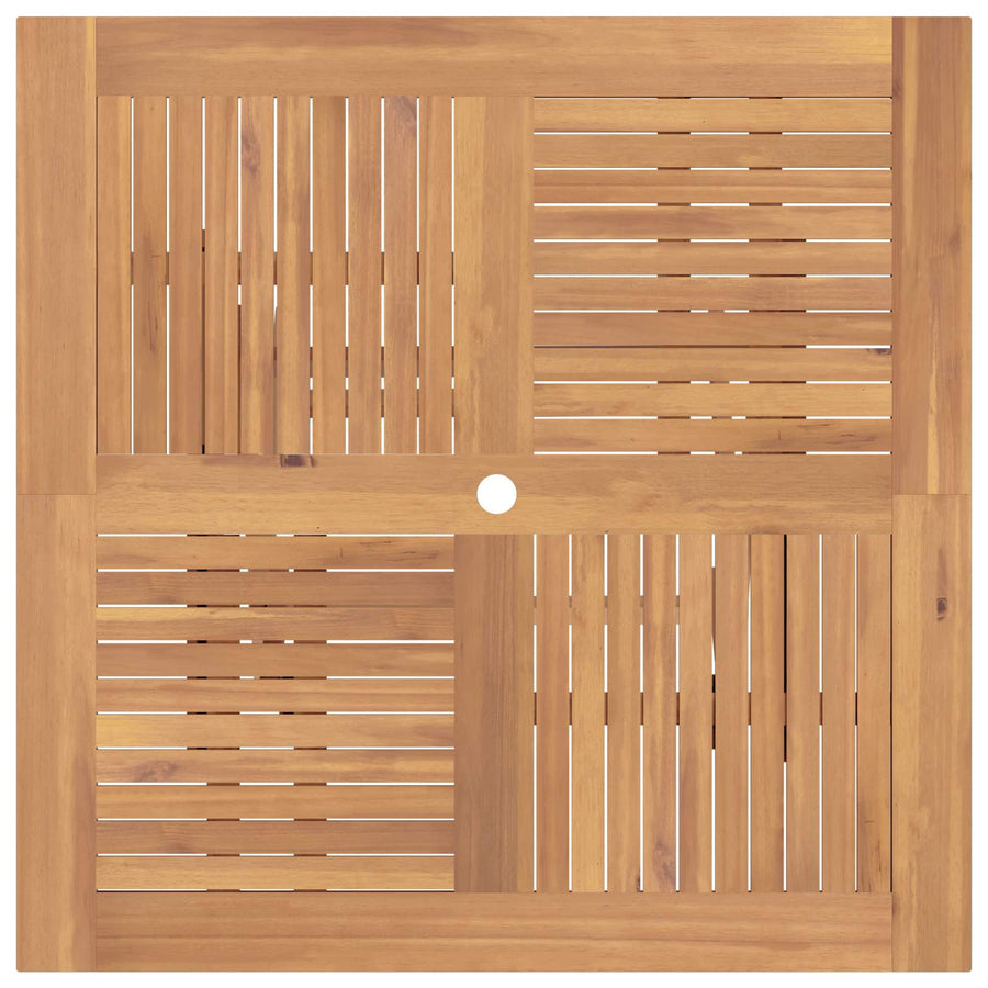 Tuin Bistro Set 3 pcs Bruin Massief Teak Hout