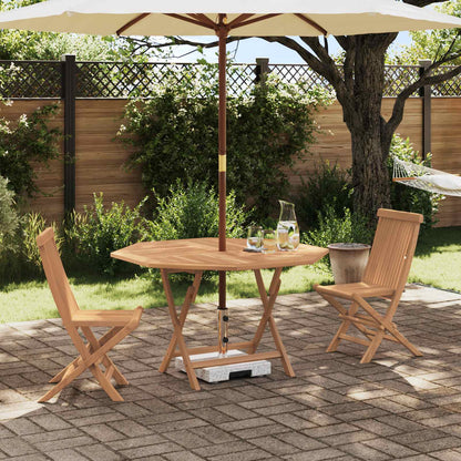 Tuin Bistro Set 3 pcs Bruin Massief Teak Hout
