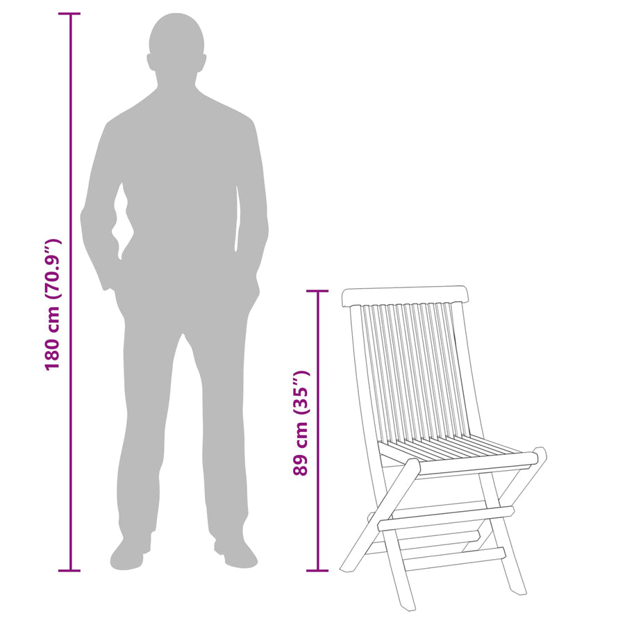 Tuin Bistro Set 3 pcs Bruin Massief Teak Hout