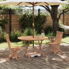Tuinbistroset 3 st. Naturel Massief Teakhout
