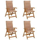 Tuinstoelen 4 st massief acaciahout naturel