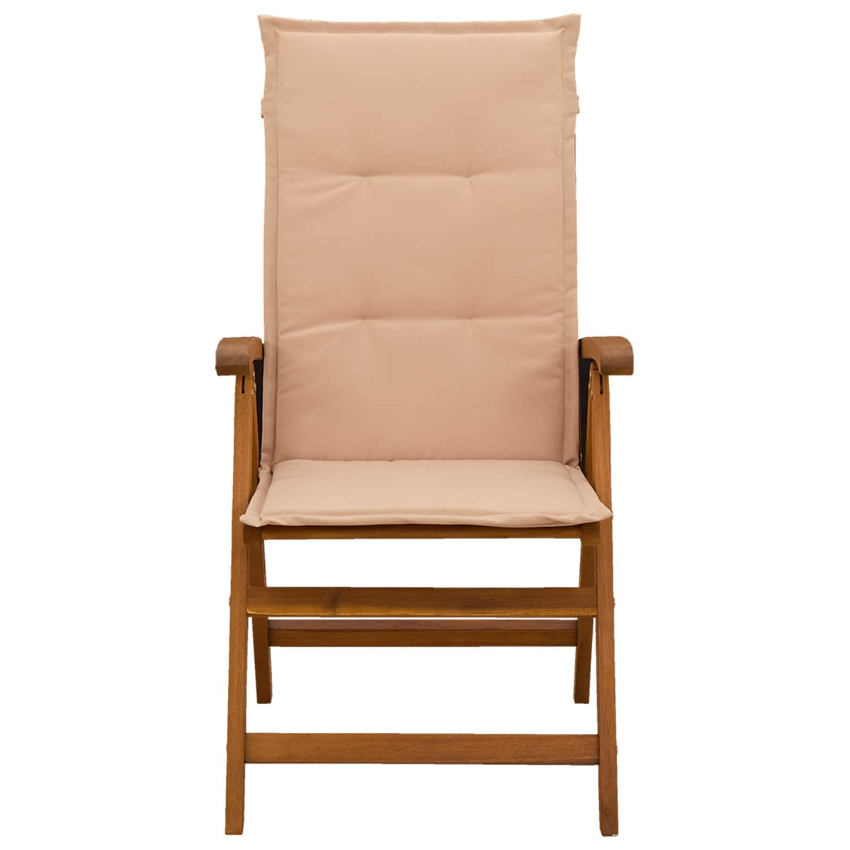 Recliner Tuinstoelen 6 st Naturel Massief Acaciahout