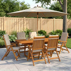 Tuin eethoek 7-delig acaciahout 200x100x75 cm