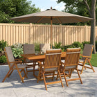 Tuin eethoek 6 personen massief acaciahout naturel
