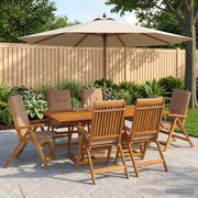 Eethoek tuin massief acaciahout 6 personen