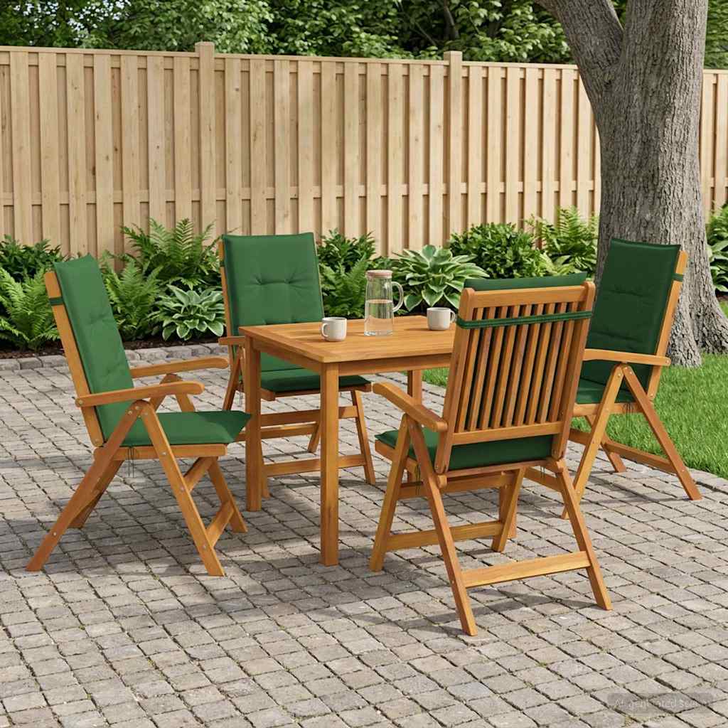 5-delige tuin eetset Naturel Massief Acaciahout