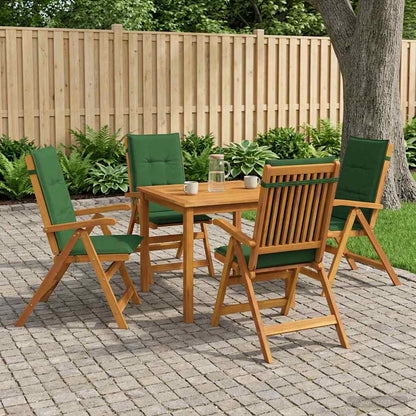 5-delige tuin eetset Naturel Massief Acaciahout