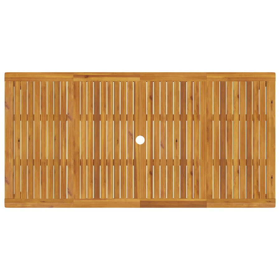 9-delige tuinset 8-zits Naturel Massief Acaciahout