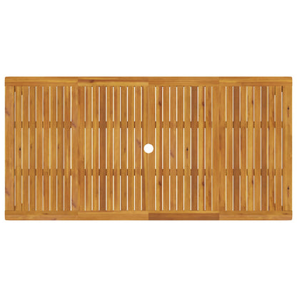 9-delige tuinset 8-zits Naturel Massief Acaciahout