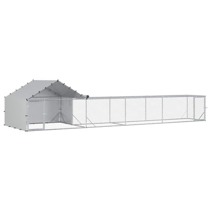 2 st zilver 7 x 2 x 1,5 m Gegalvaniseerd staal