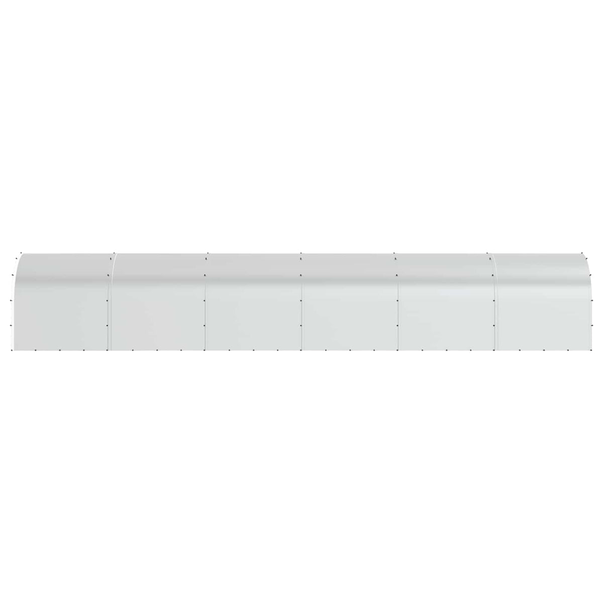 Kippenhok zilver 1200 x 200 x 200 cm Gegalvaniseerd staal