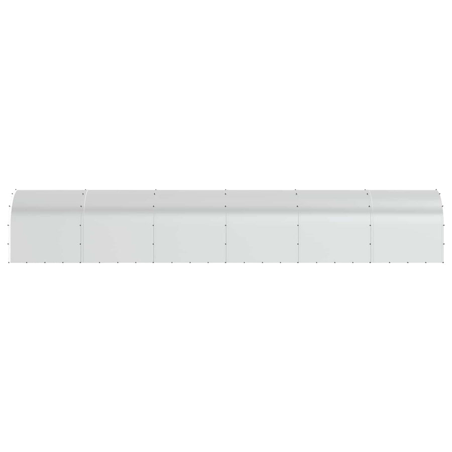 Kippenhok zilver 1200 x 200 x 200 cm Gegalvaniseerd staal