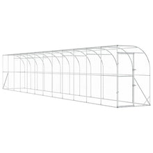 Kippenhok Tegen de Muur zilver 600 x 150 x 215 cm
