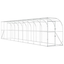 Kippenhok Tegen de Muur zilver 600 x 150 x 215 cm
