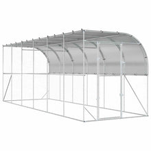 Kippenhok Tegen de Muur zilver 600 x 150 x 215 cm