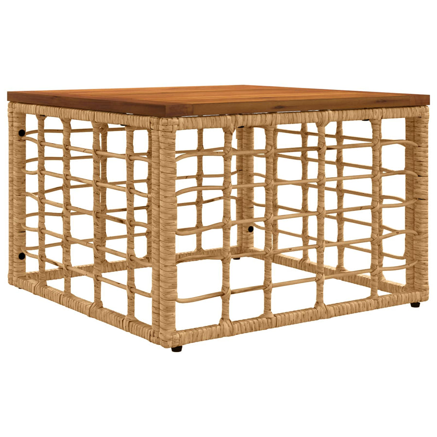 Buiten bankenset 14 pcs Natuurlijk en Crème Wit Polyester