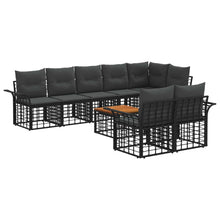 Buiten bankenset met kussen 4 pcs Polyester