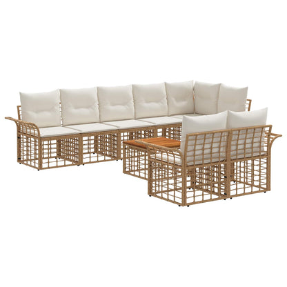 Buiten bankenset met kussen 4 pcs Polyester