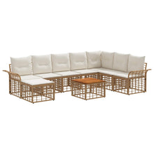 Buiten bankenset met kussen 5 pcs Polyester