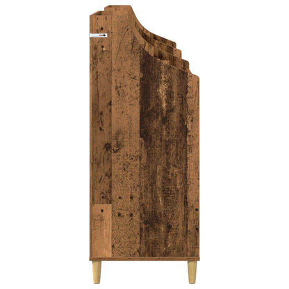 Media Planken Set 3 st Oud hout 212 x 46 x 112 cm Bewerkt hout