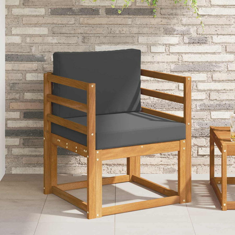Tuinbank Massief Acaciahout en Polyester Naturel