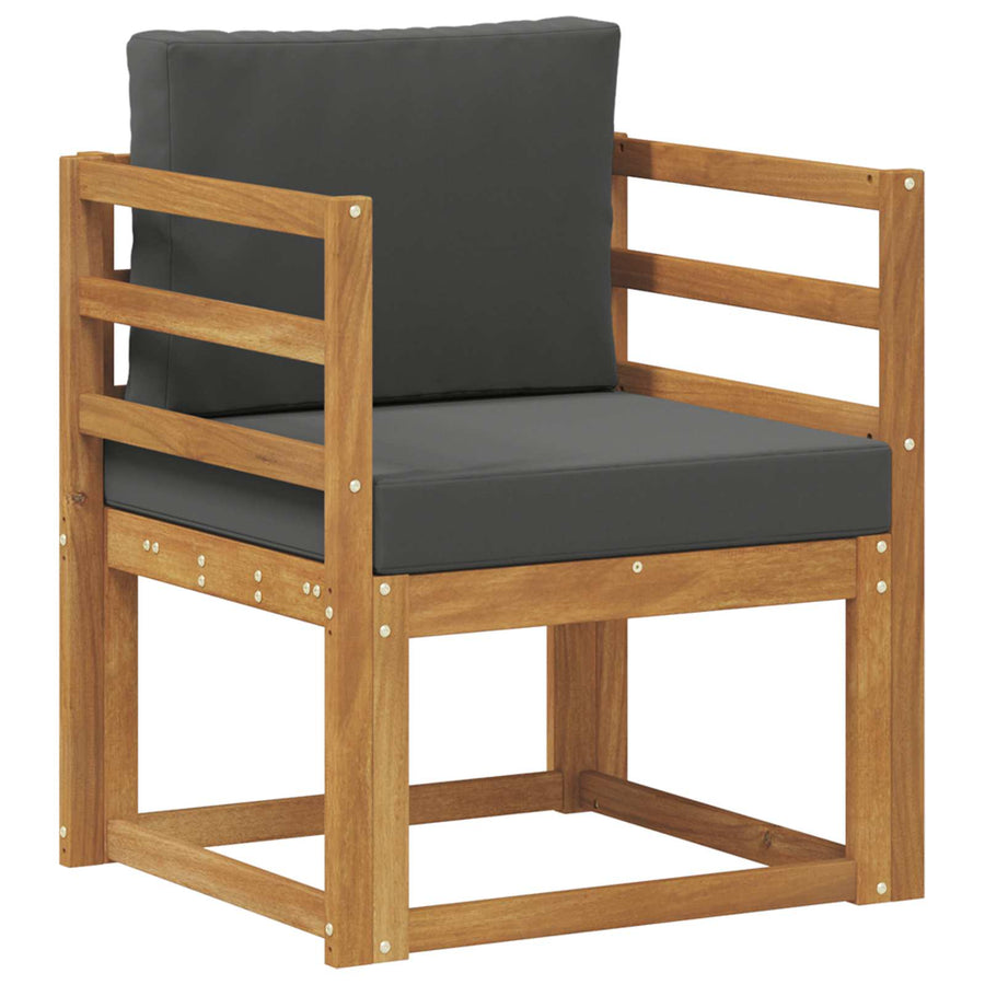 Tuinbank Massief Acaciahout en Polyester Naturel