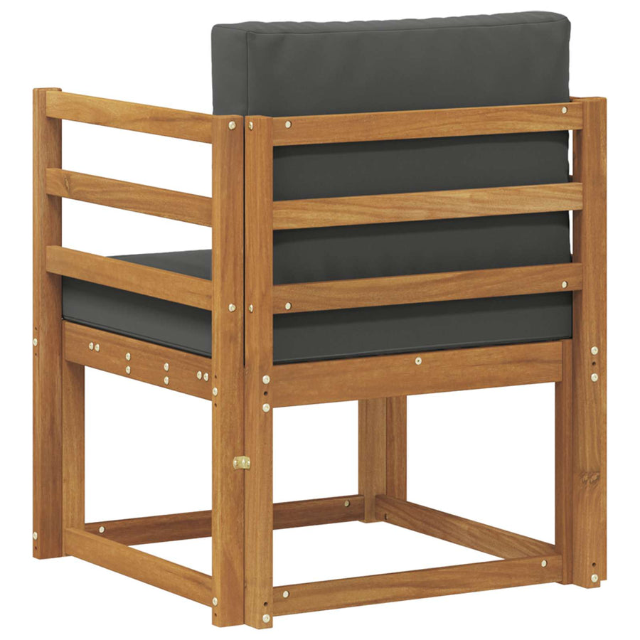 Tuinbank Massief Acaciahout en Polyester Naturel