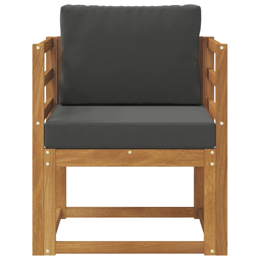 Tuinbank Massief Acaciahout en Polyester Naturel