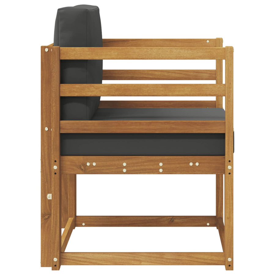 Tuinbank Massief Acaciahout en Polyester Naturel