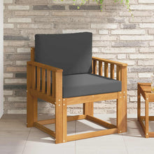 Tuinbank Massief Acaciahout en Polyester Naturel