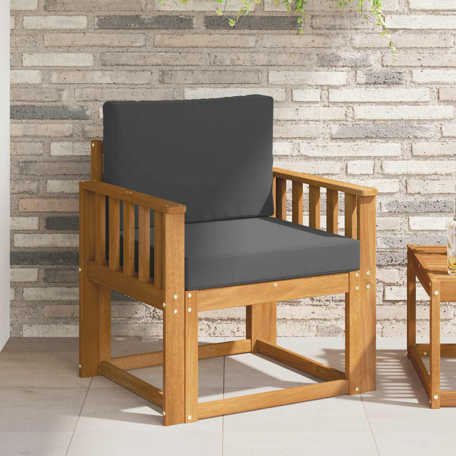 Tuinbank Massief Acaciahout en Polyester Naturel