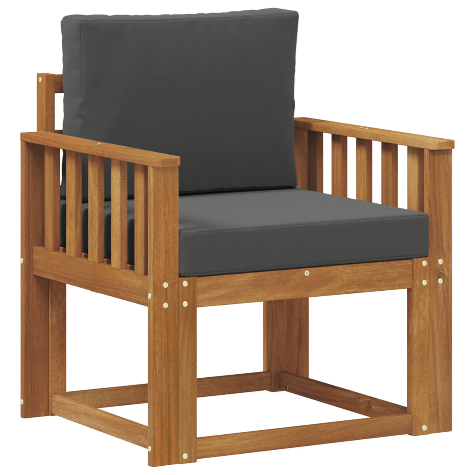 Tuinbank Massief Acaciahout en Polyester Naturel